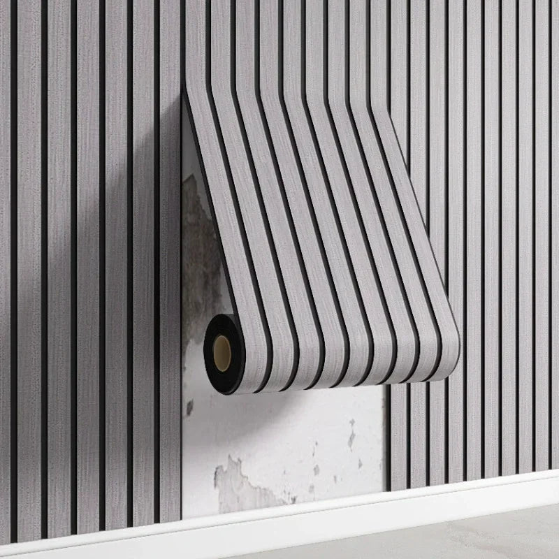 Self-Adhesive Wood-Effect Acoustic Wall Panel – 230×60 cm Roll