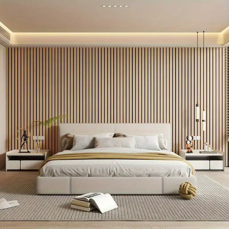 Self-Adhesive Wood-Effect Acoustic Wall Panel – 230×60 cm Roll