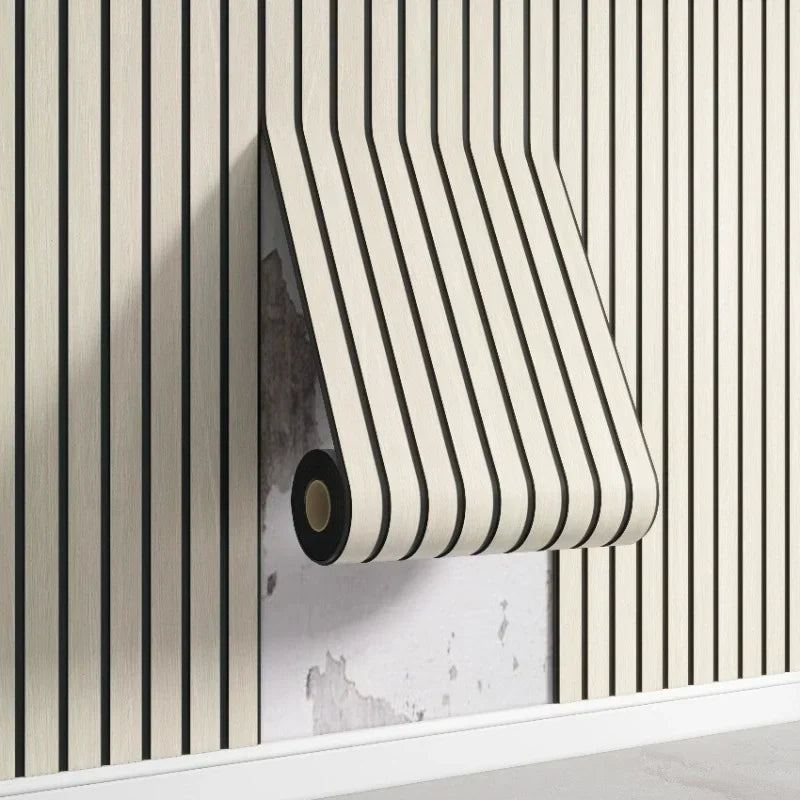 Self-Adhesive Wood-Effect Acoustic Wall Panel – 230×60 cm Roll